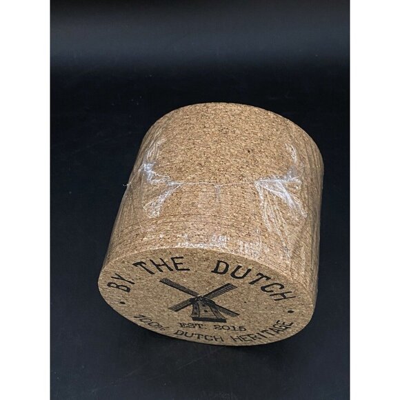 By The Dutch 100% Dutch Heritage Cork 50 Coasters Est 2015 Windmill - Picture 3 of 7